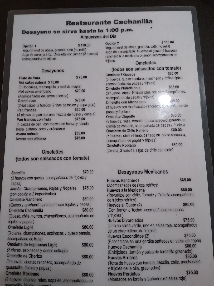 Rincon del Chef Menu - Image 3